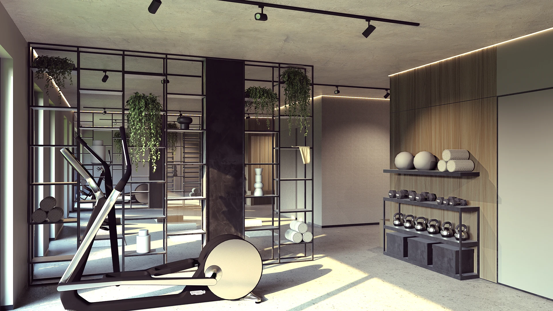 Strefa fitness Residenza Belcanto